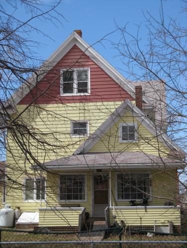 Showing east elevation