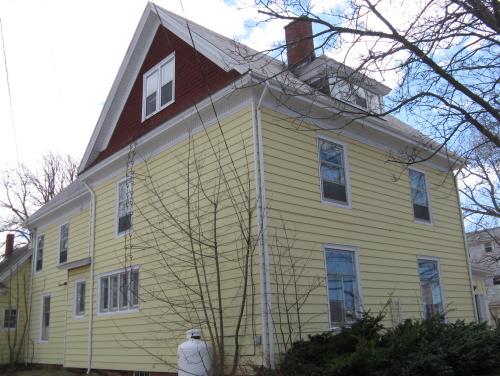 Showing northwest elevation