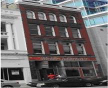 Of note are the variations of windows and detailing between the four storeys.; Chelsey Tyers, 2008.