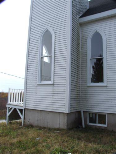 Front tower detail