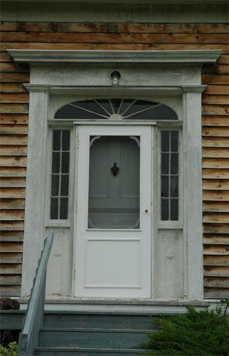 Door with Columns, Entablatures and Fanlight