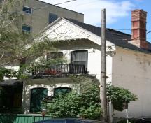 Primary elevation, from the northeast, of the Kelly House, Winnipeg, 2007; Historic Resources Branch, Manitoba Culture, Heritage and Tourism, 2007