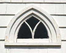 Central Window Detail, Tracadie United Baptist Church, Monastery, Nova Scotia, 2009.; Heritage Division, N.S. Dept. of Tourism, Culture and Heritage, 2009.