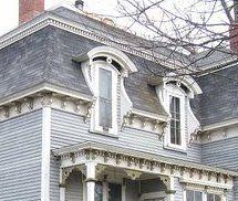 Window Hood and Eaves Detail