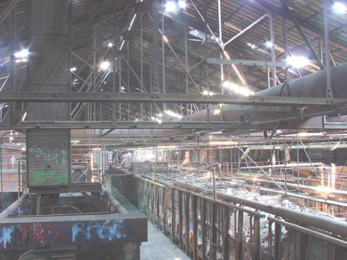 Interior and machinery.