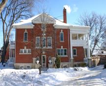 Façade ouest de la maison Moyse, Winnipeg, 2007; Historic Resources Branch, Manitoba Culture, Heritage and Tourism, 2007