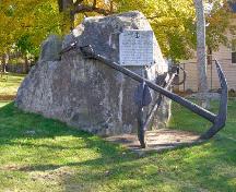 The memorial to the crew of the beam trawler "Jutland" in the Old Common Burial Ground, Liverpool, Queens County, Nova Scotia.; Heritage Division, NS Dept. of Tourism, Culture & Heritage, 2009