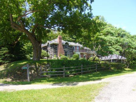 Facade and  South Elevation, Daley-Waldie House