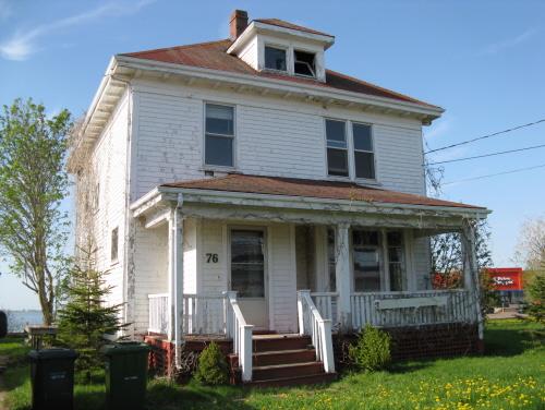 Showing north elevation