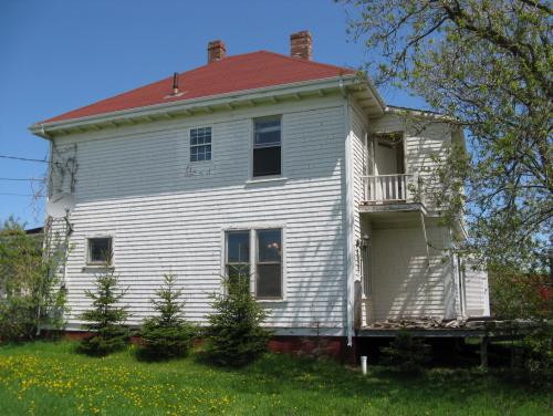 Showing west elevation