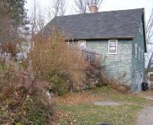 Rear Elevation, Backman Homestead, Martin's River, Chester Basin, Nova Scotia.; Heritage Division, Nova Scotia Department of Tourism, Culture and Heritage, 2009.