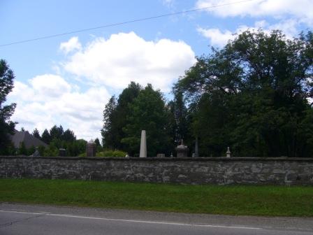 Cemetery, Melville White Church, 2008