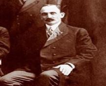 Potrait du Dr Thomas J. Bourque en 1910; Photos of Acadian Members of the Legislature of New Brunswick, 1910 (Collection of the Centre d'études acadiennes Anselme-Chiasson, PB1-175) 