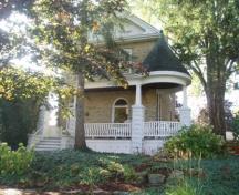 Of note is the bandstand style veranda.; Paul Dubniak, 2008