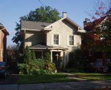 Of note is the unusual bargeboard detailing in the gable.; Paul Dubniak, 2008.