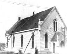 The church's original appearance in the first quarter of the 20th century; Private collection