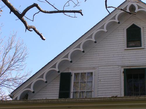Detail of verge trim