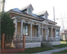 Of note is the symmetrical facade.; City of Brantford, n.d.