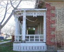 Of note is the decorative work on the veranda.; City of Brantford, n.d.