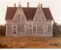 La maison Isaac Newton dans un état de délabrement, avant une importante restauration.; Dale Brown