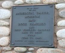 Detail of inscription; Province of PEI, Donna Collings, 2009