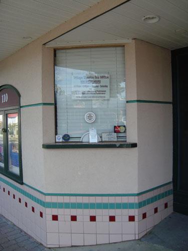 Detail of box office, 2009