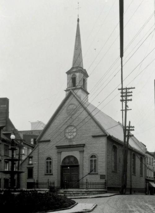General view of Notre-Dame-des-Victoires Church.