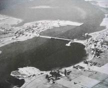 View of the Rexton Bridge in 1945; Village of Rexton