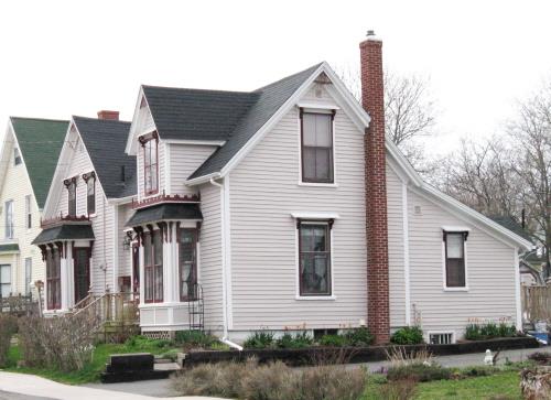 Showing east elevation