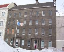 Exterior view of main facade, The Monastery, St. Bonaventure's College, Bonaventure Avenue, St. John's, NL.  Taken February 2005.; HFNL 2005.