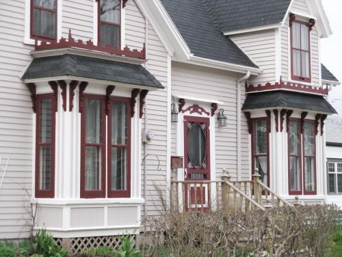 Showing detail of south elevation