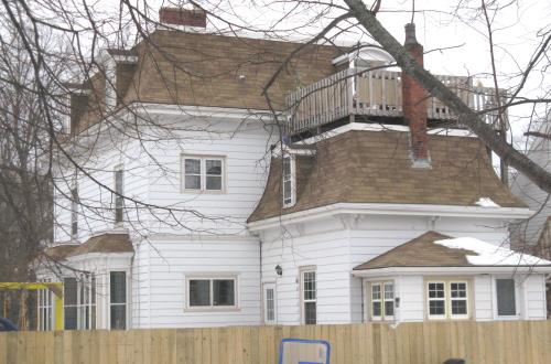 Showing northeast elevation
