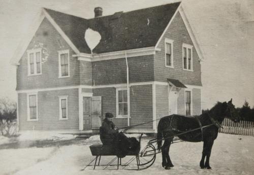 Archive image of back elevation, c 1910