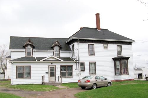 Showing west elevation