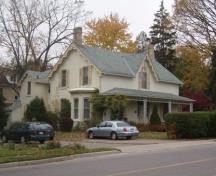 Of note is the zigzag bargeboards on the gables.; Paul Dubniak, 2008.