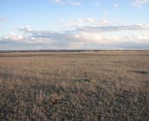Looking across the site area toward the South Saskatchewan River, 2007.; Government of Saskatchewan, Marvin Thomas, 2007.
