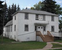 View of the entrance to the hall from the east, 2009.; Clint Robertson, 2009.