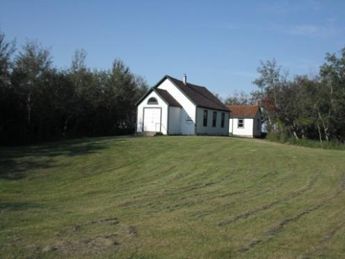 Church Set Among Trees
