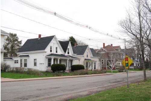Showing streetscape