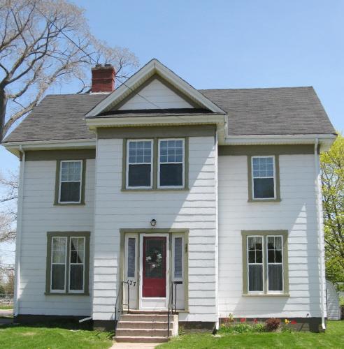 Showing west elevation