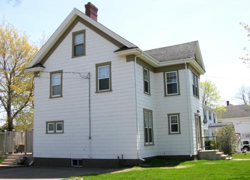 Showing northwest elevation