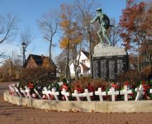Memorial Square Veterans Memorial, Nov. 2009; Wyatt Heritage Properties