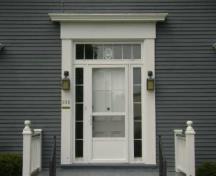 This photograph illustrates the handsome entranceway of the residence, 2009; Town of St. Andrews