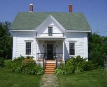 This photograph illustrates the front façade of the residence, 2009; Town of St. Andrews