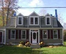 This photograph shows the front façade of the residence, 2009; Town of St. Andrews