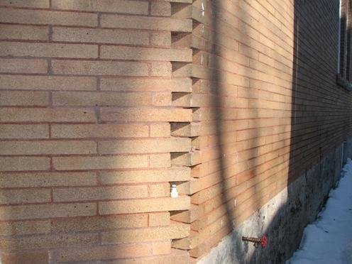 Brick corner detail