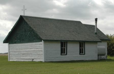 Saint Andrew's Anglican Church near Caragana