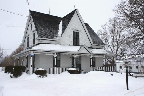 Showing east elevation