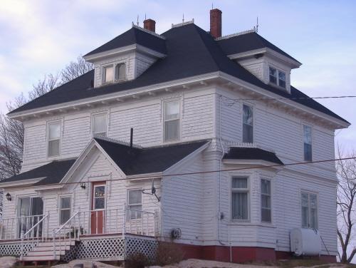Showing back elevation