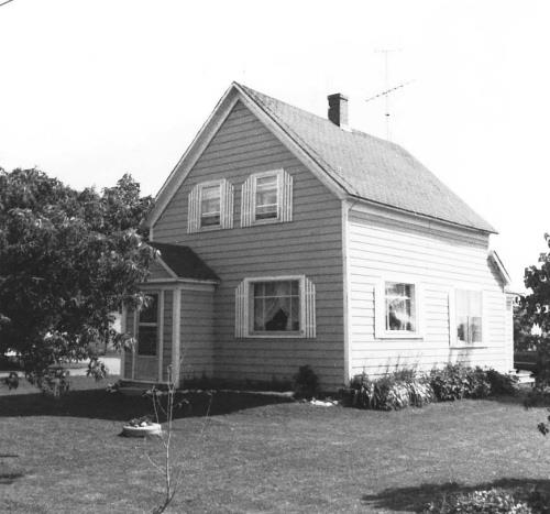 Archive image of house, 1971